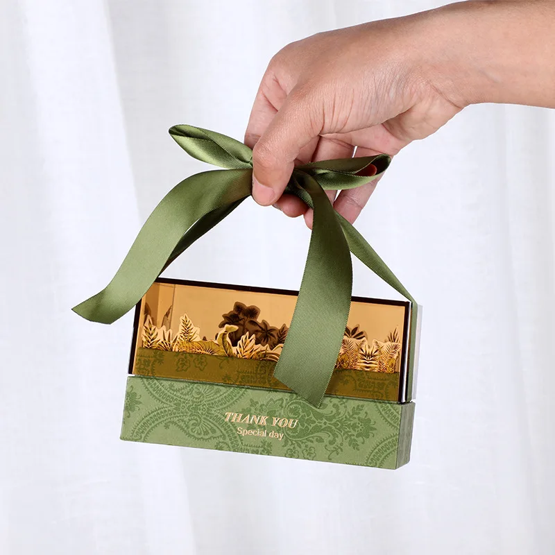 Dreamy natural transparent acrylic wedding bridesmaids and bridesmaids gift boxes high-looking candy boxes empty gift boxes