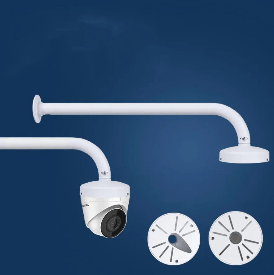 aluminum alloy universal safety CCTV wall mounted surveillance camera vertical L-shaped bracket Pipe
