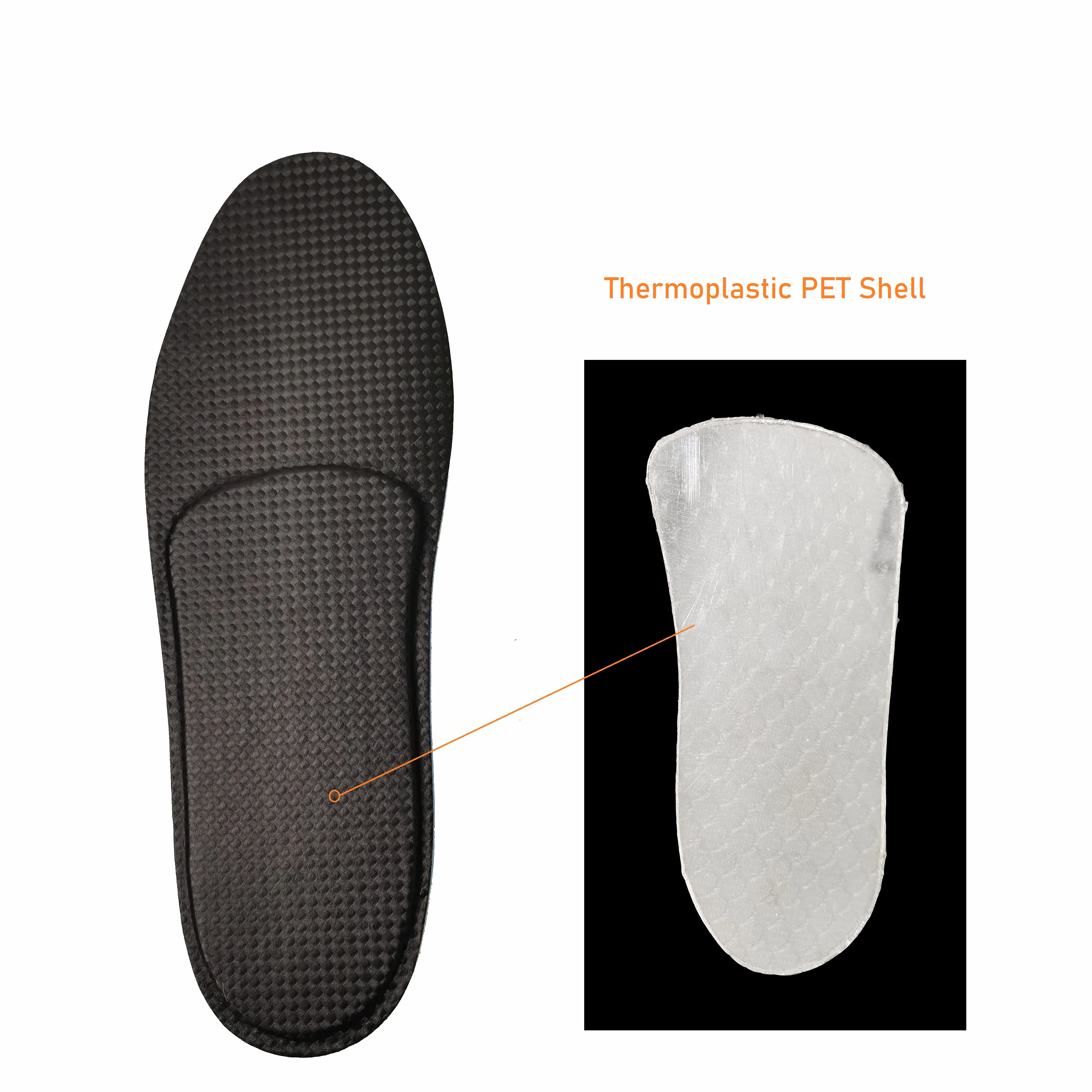 Manufacturer Customize High Quality Shoe Pad Heated Moulded Personalized Thermoforming Orthotics Arch Support Insoles