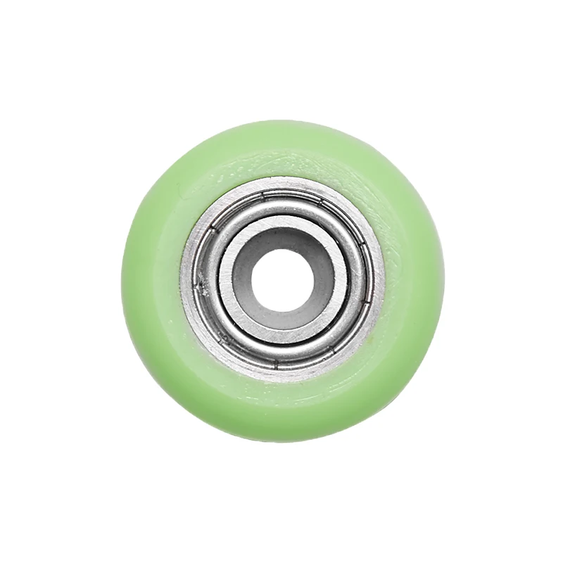 Durable fan shaped shower doors wheel glass shower sliding door pulley stainless steel rail