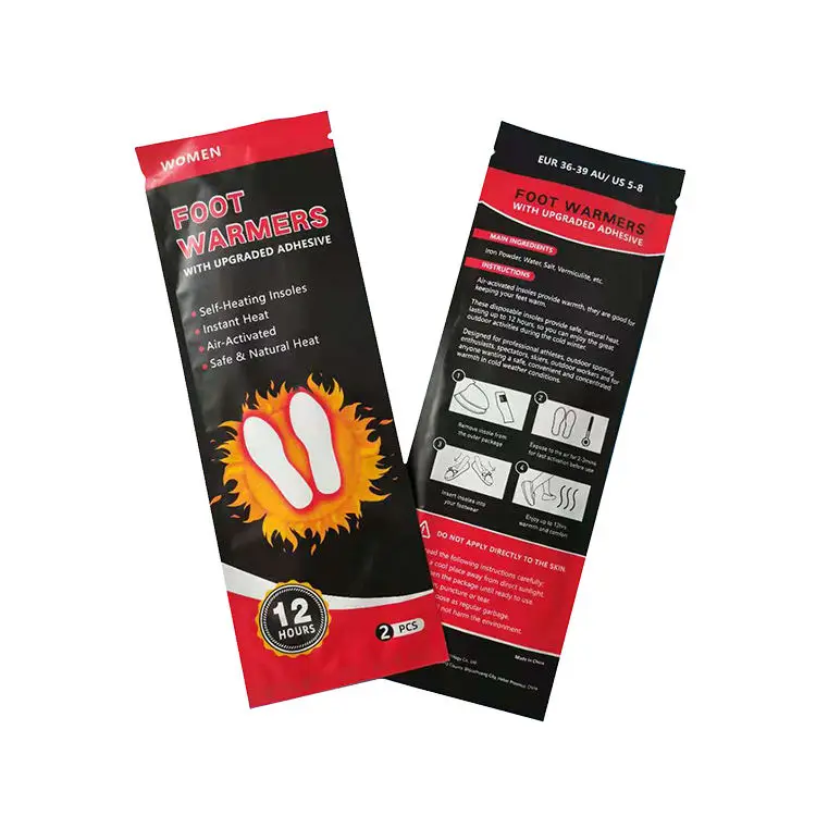 Instant Self Heat Insole Foot Warmer Patch Foot Warmer Insole