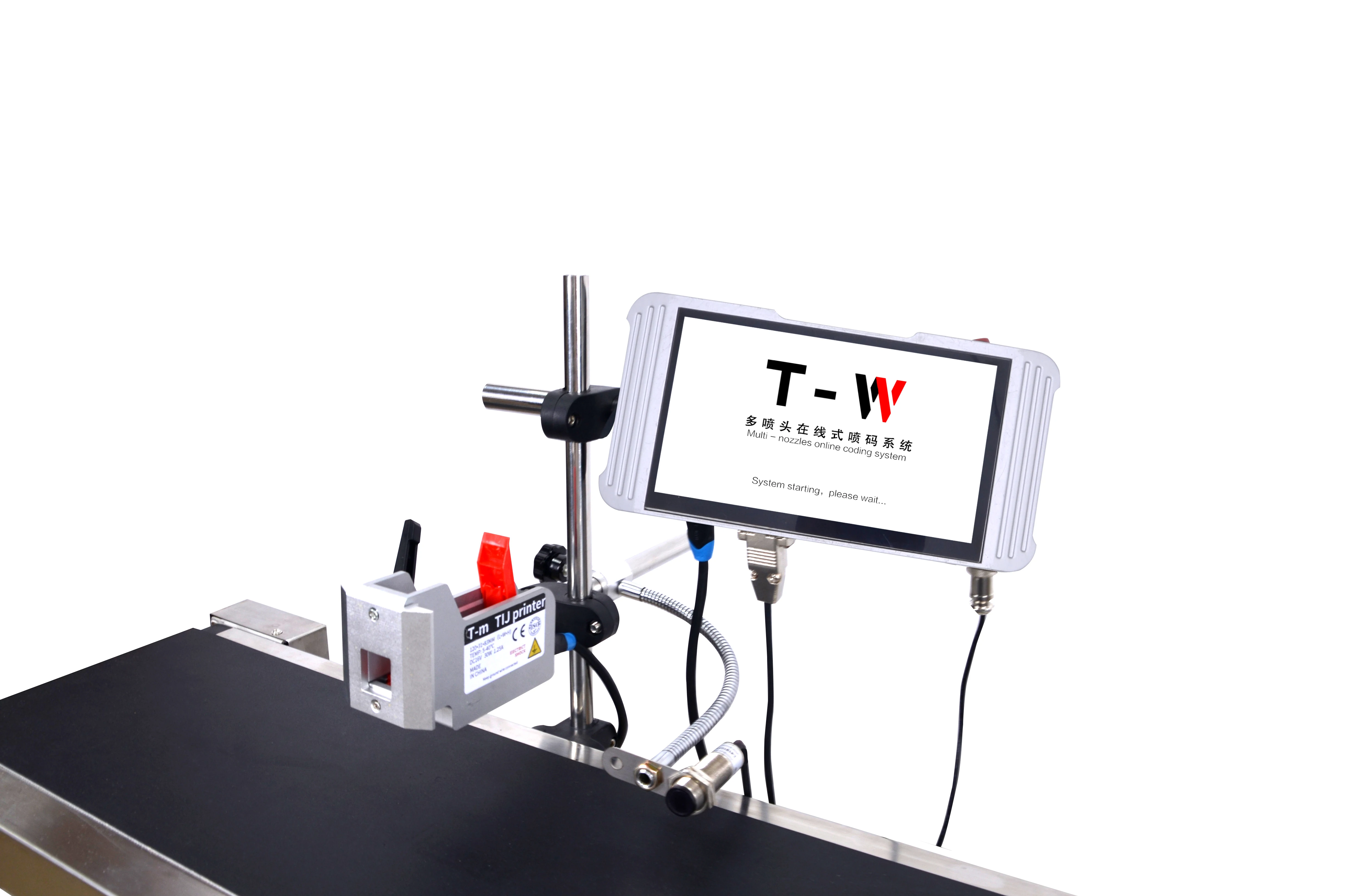 Multiple color inkjet printers packaging, industrial inkjet printer production lines, inkjet machines