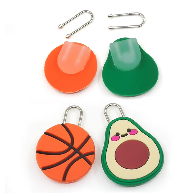 Custom Rubber 2D Soft pvc design Zipper Sliders charms customized hot zipper puller via