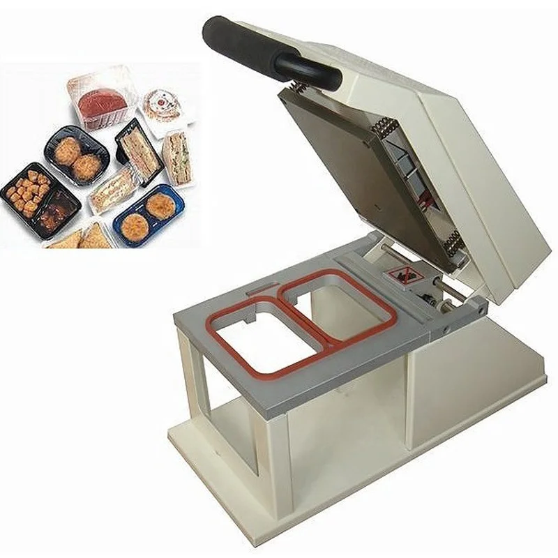Manual Tray Food, Fruit, Tofu, Meat, Plastic Box Container Sealer