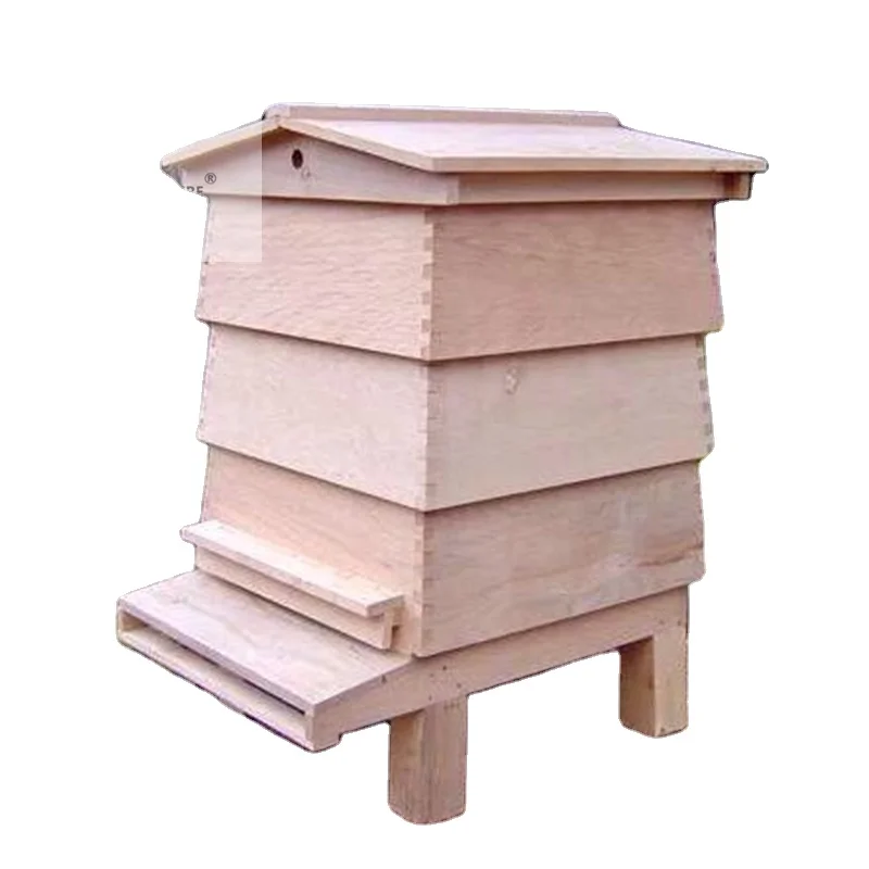 Beekeeping Tools 12 Frames Ceder or Pine Wood British WBC Beehive for Beekeeping