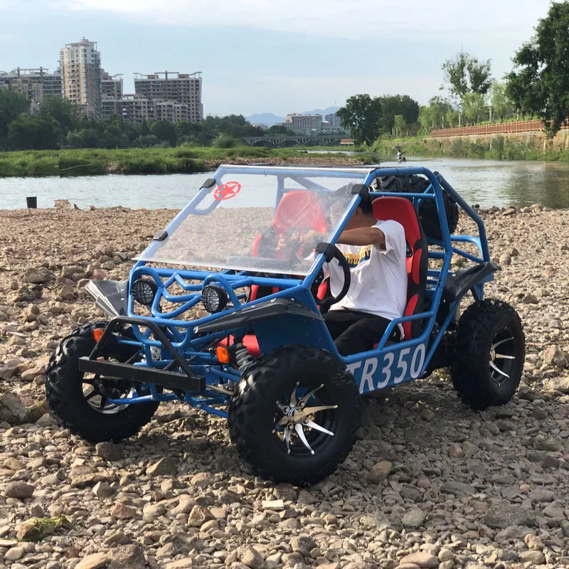 Four-wheel Karting 300cc Water-cooled  2 Seat Dune Buggy For Adults ATV  UTV