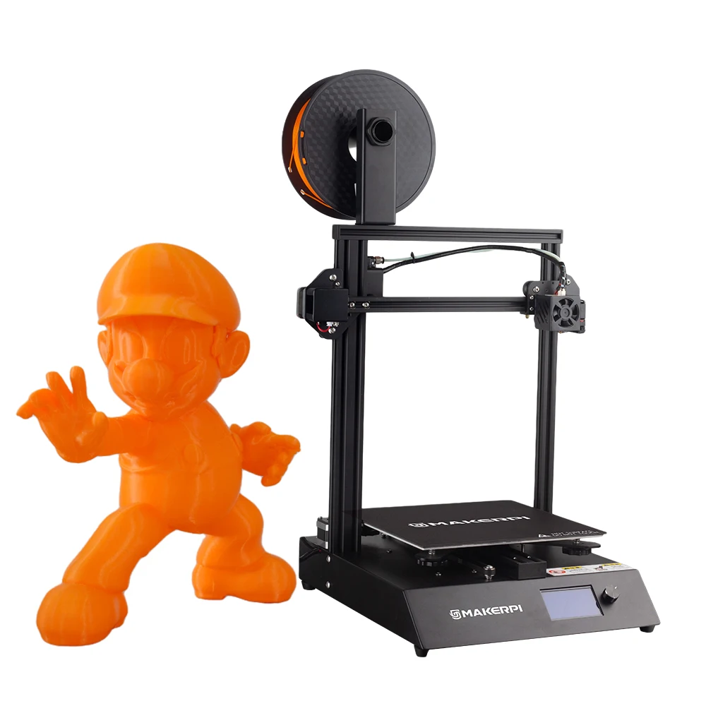 MakerPi P2 лучшие продажи оптовая продажа настольные прецизионные автоматические 3D-принтеры стальная печатная платформа широкоформатный 3D-принтер