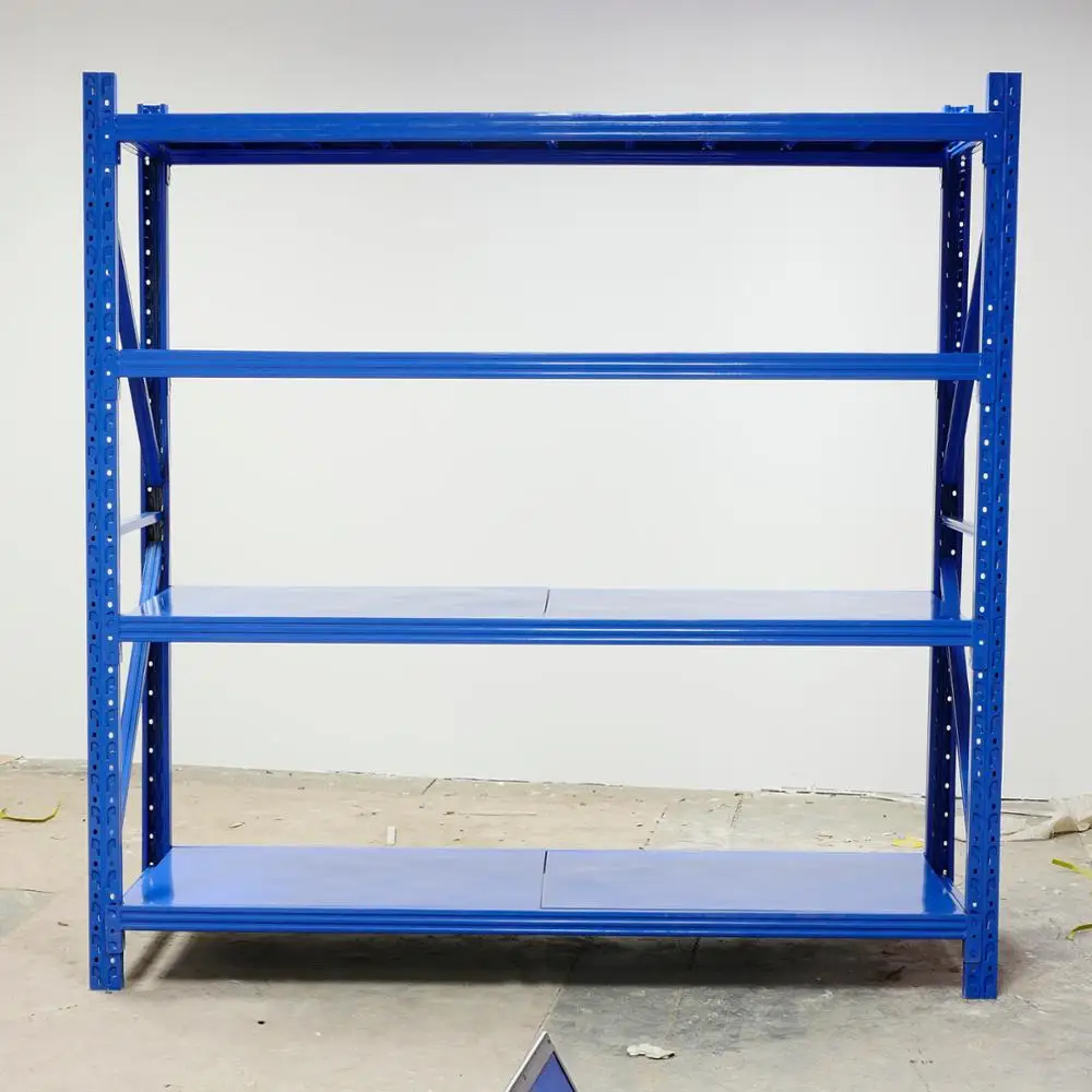 High density industrial metal shelving long span storage rack factory heavy duty wide span racking