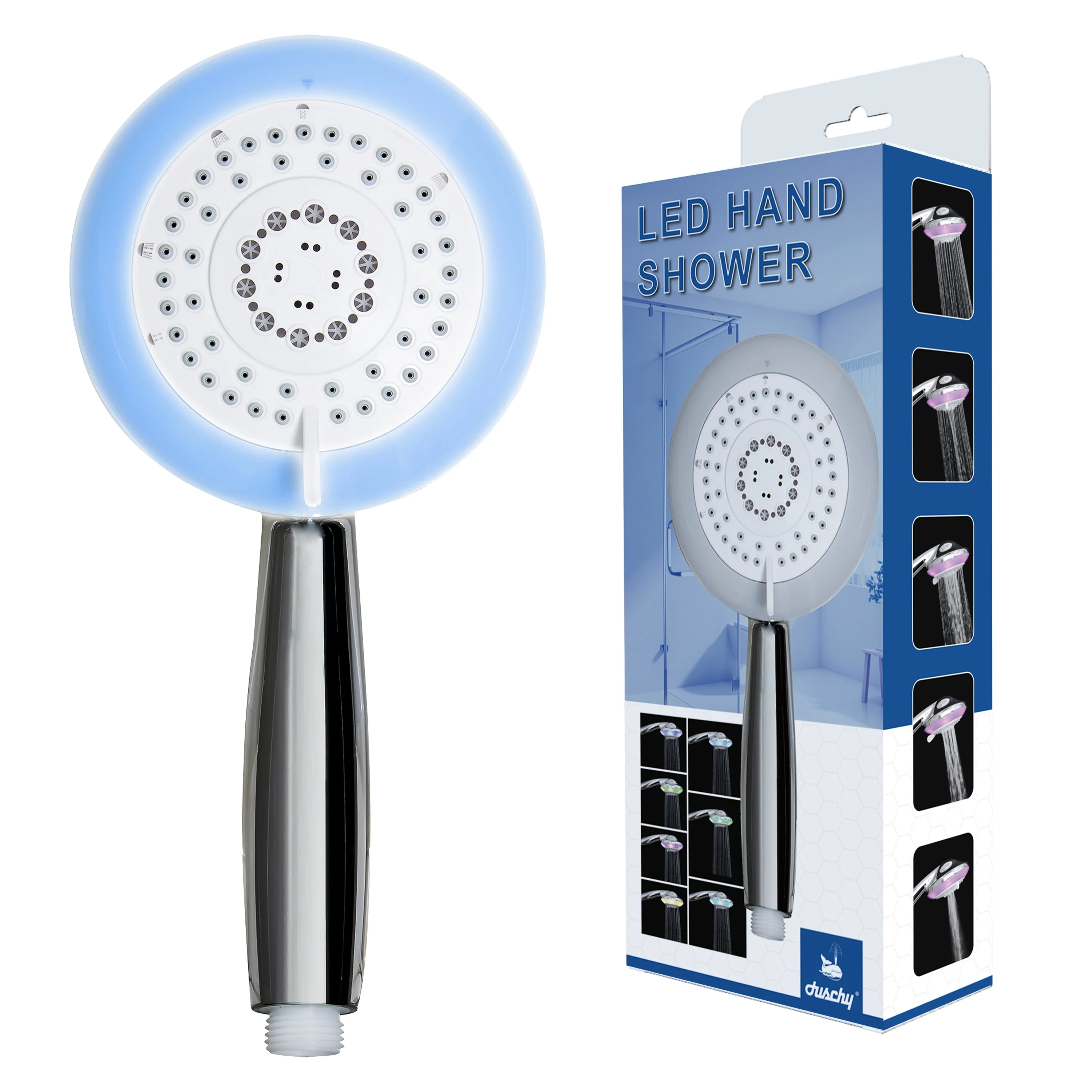 Ktw Certified Rainbow Colour Change Led Music Lighting Shower Head Cheap Led Shower Head Rainfall Waterfall Led Head Shower