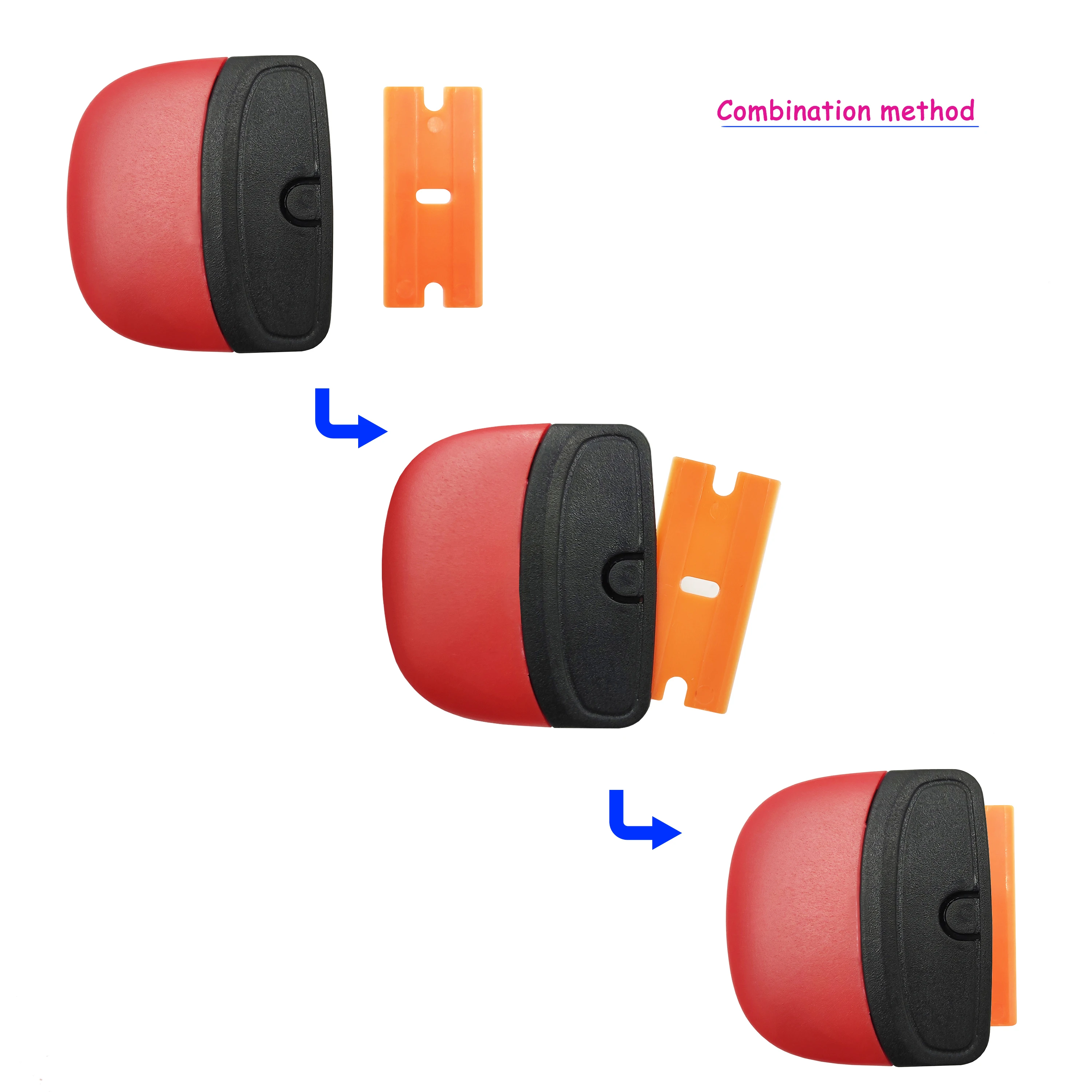 Ceramic Razor Blade Cleaning Hob Scraper Tool E37 Double Edge Window Glass Eco-friendly, Car Wrapping Tools 3 Years CN;GUA