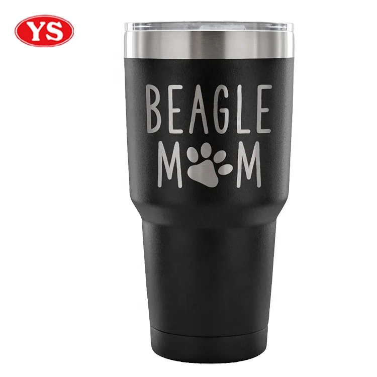 Double Walled 30 oz. Stainless Coffee Tumbler with Easy Clean Lid