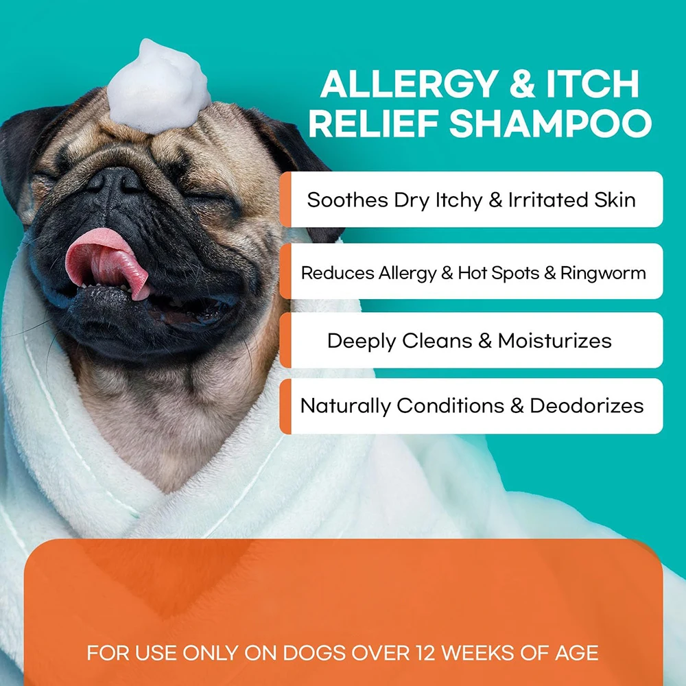 Private Label Professional Organic Pet Care Puppies Dog Products Anti Itch Grooming Shampoo Mild Cleaning And Bathing For Dog