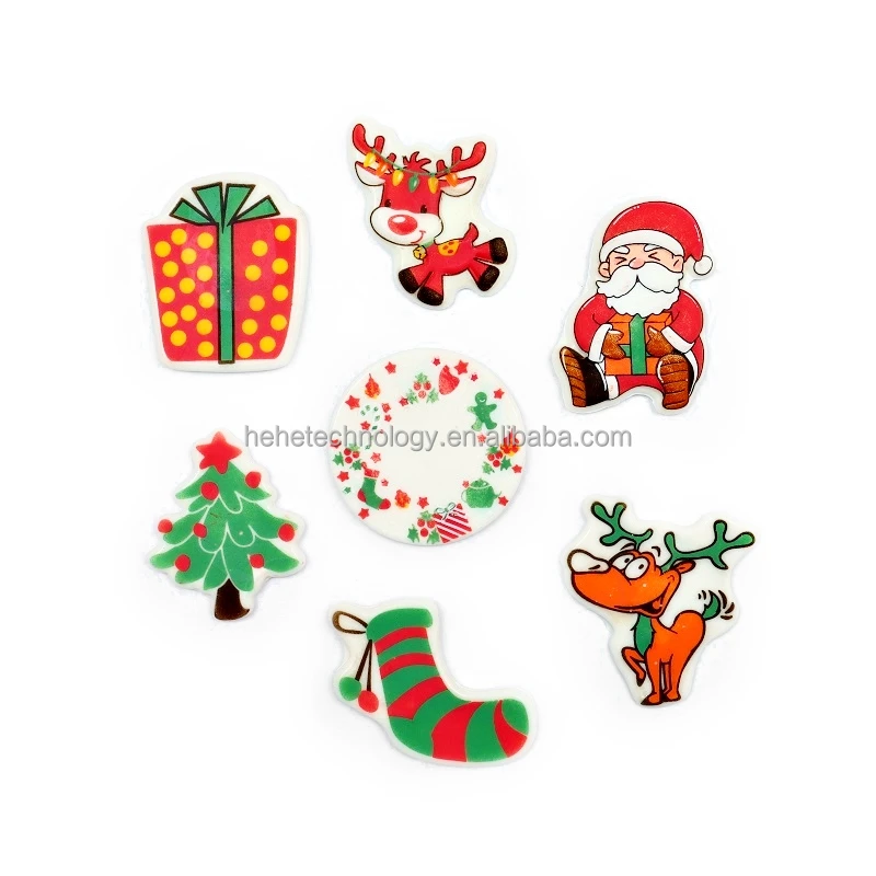 New Arrivals Edible Christmas Cake Toppers Icing Sugar Cake Sprinkles Navidad Icing Decoration for Christmas Decoration Supplies
