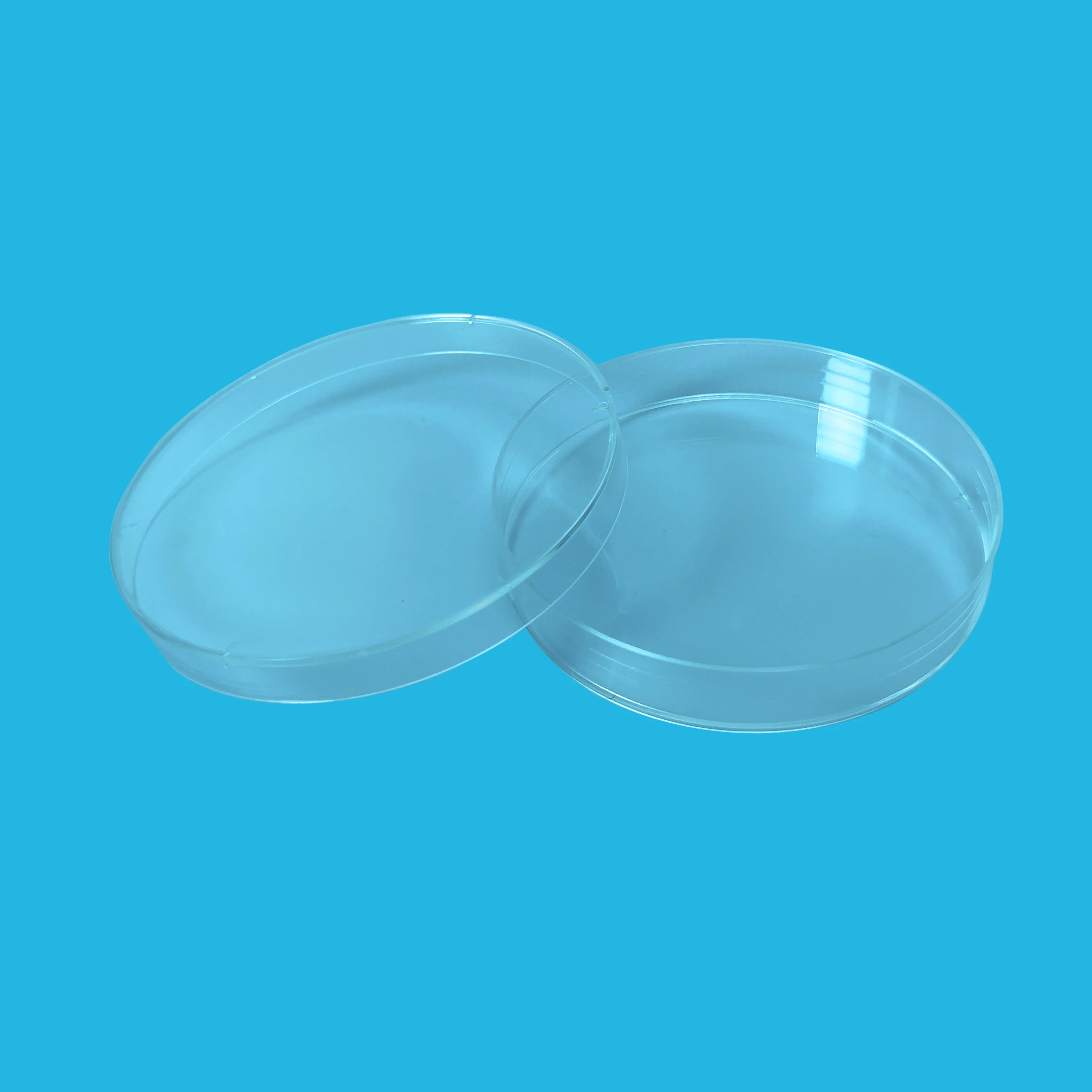 Wholesale Factory Direct Plastic PS High Transparent Petri Dishes 60mm 90mm  Bacteria Petri Dish