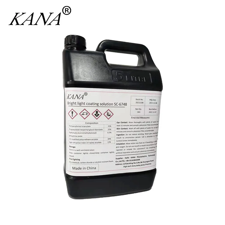 UV curing varnish liquid laminator, anti-aging scratch resistant gloss matt home decoration vinyl wallpaper