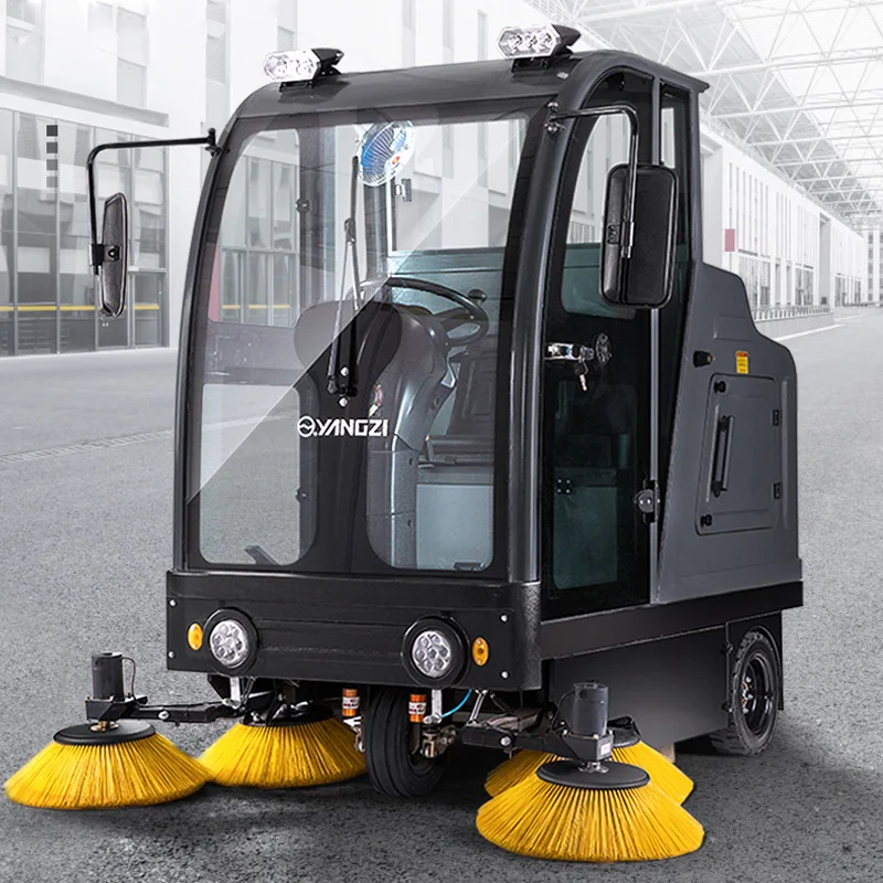YZ S10 батарея уборочная машина ездить на пол плитка пыли уборочная подметательная машина
