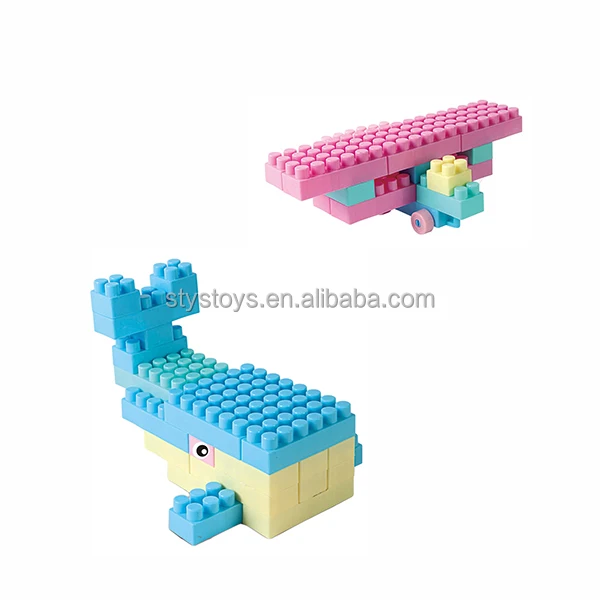 Kid Safety 100PCS Building Blocks Set Multi-Colored  Stacking Blocks With Hand Bag