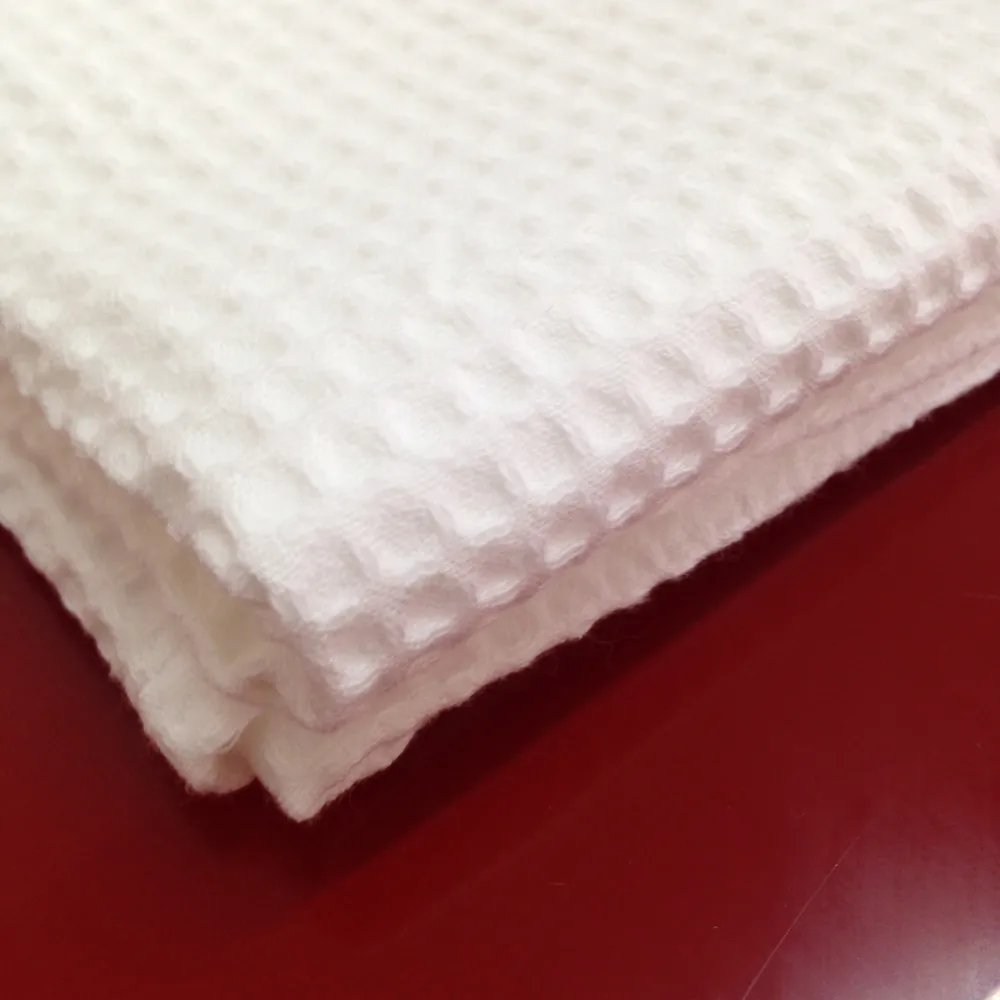 High absorb cotton waffle weave bath towel quick dry waffle linen bath towel