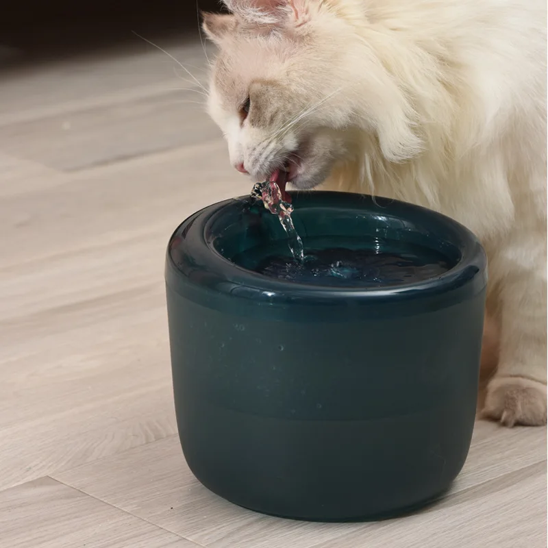1.6L Cat Water Fountain Filter Automatic Sensor Drinker For Cats Feeder Pet Water Dispenser Auto Drinking Fountain For Cats