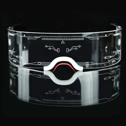 Battery Powered 7 Colors Futuristic Cyberpunk Flashing LED Visor Light Up Luminous Glasses for Night Party Bar Club Halloween