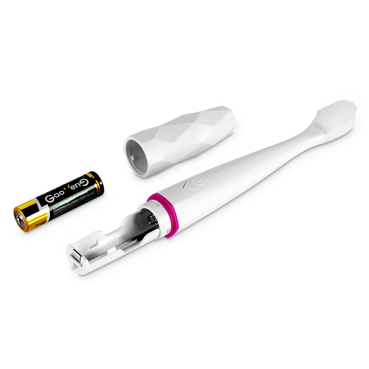 Smilekit White With Replaceable Battery Private Label Electric Toothbrush