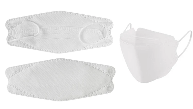 Kf94 Fish Shape 3d Mask Making Machine New Product Korean Style 2020 Ce Flat Automatic 4 Ply Fish Face