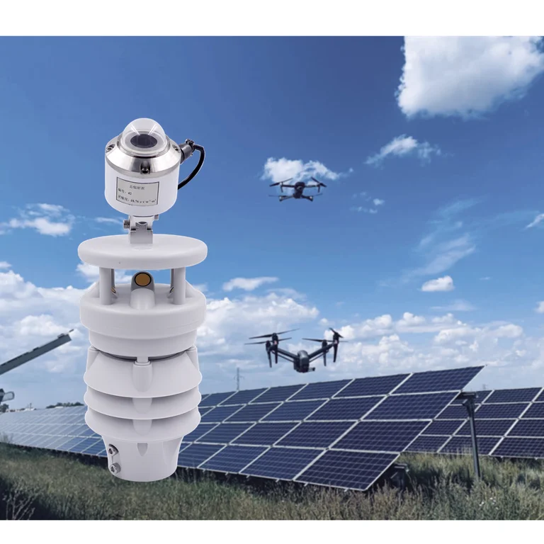 CE SDI12 Автоматическая фотоэлектрическая пиранометровая Солнечная Метеостанция для фотоэлектрической солнечной панели системы