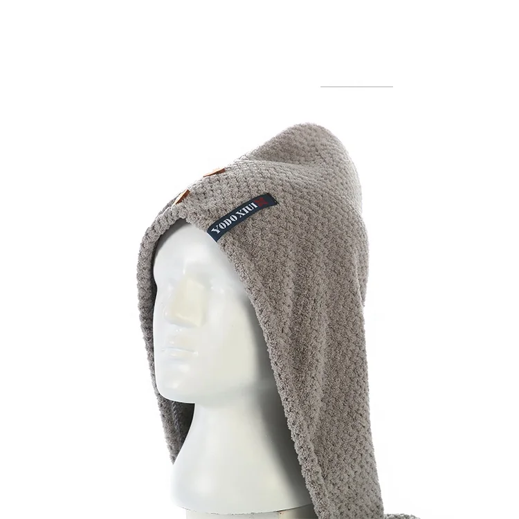 Быстросохнущее полотенце из кораллового флиса, полотенце для сушки волос, шапочка для сушки волос, шапочка для сушки волос