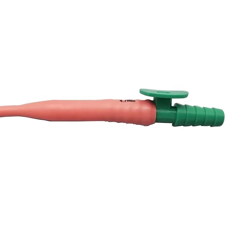 
CE ISO 13485 Surgical Use Red or Yellow Sonda Urethral Catheter 