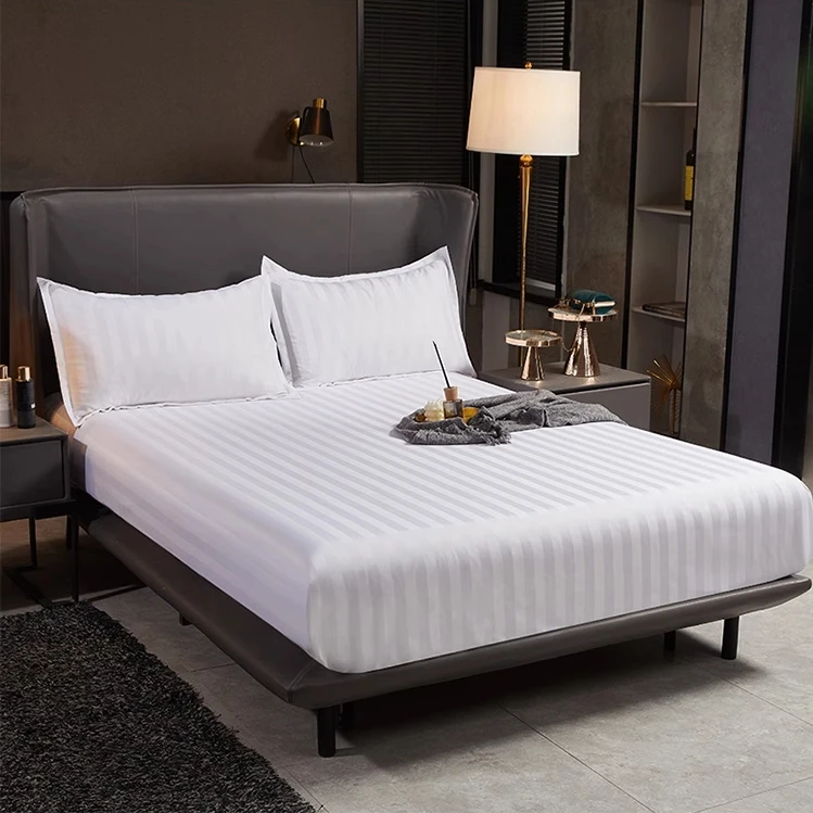 Home Hotel Bed Sheet White Flat Sheet Bedspread Couvre Drap de Lit Bedding Sheet Bed Cover Home textile 3cm Bedsheet