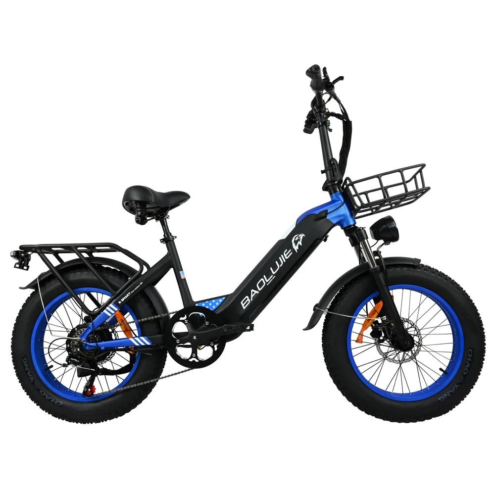 BLJ Electric Bicycle Aluminum Alloy 48V/500W Hydraulic Brake DP-2003 35km/h LED Dashboard 48V/12AH In Stock