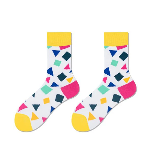 
Оптовая продажа, креативные хлопковые популярные мужские и женские носки с логотипом, повседневные носки для скейтборда 