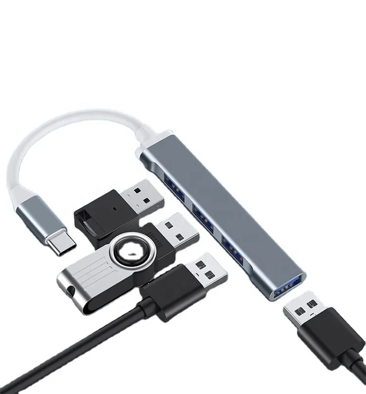 Wik-Ms  USB  C Hub for Macbook Pro Air OTG USB3 0 Compatible Hub Adapter OEM Status Charging Card Color Data