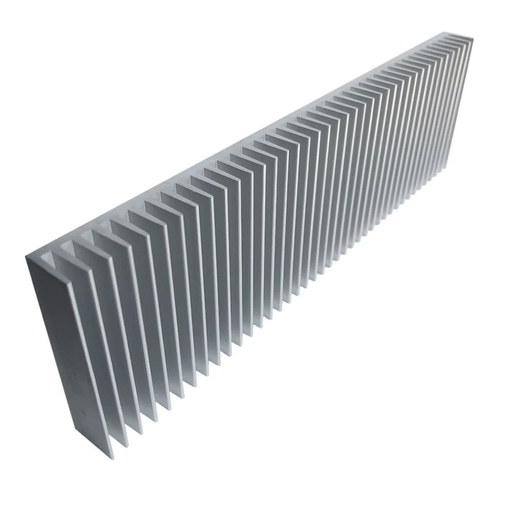 Silver anodized aluminum LED heatsink LED PCB heatsink 200(W)*15(H)*60(L)mm