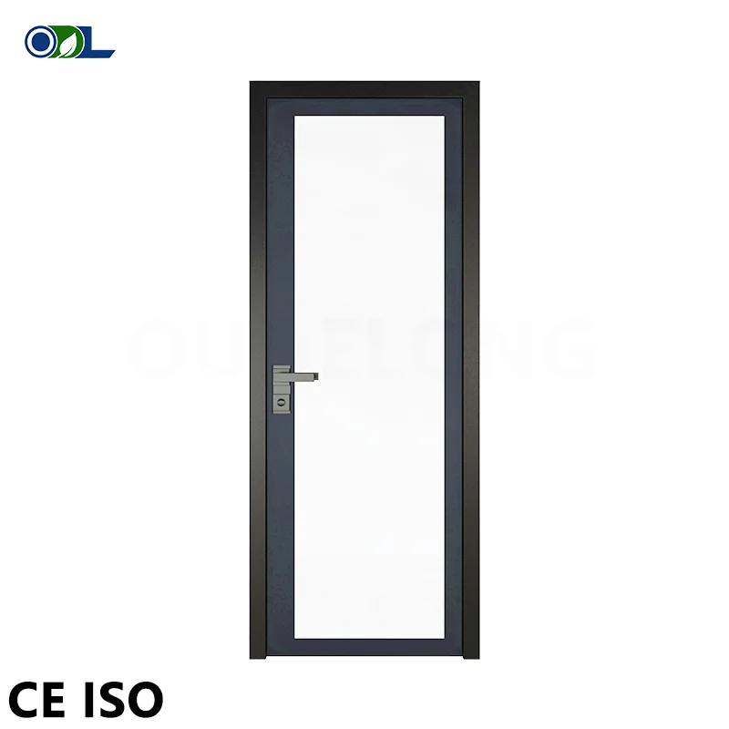 GMP standard large glass clean window door magnetic interlock clear door clean door