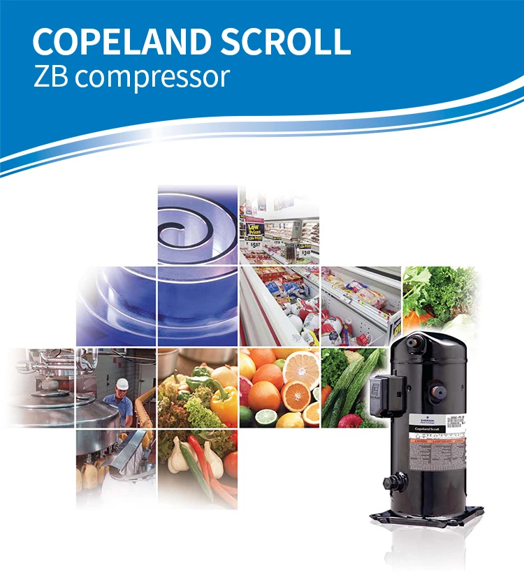 air condition refrigerator copeland compressor ZB15KQE for condensing unit