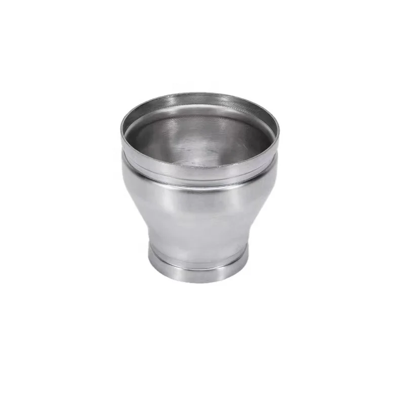 SUS304 Stainless Steel Deep Drawn Cylinder with Deep Grooved Reducer Casting Technics