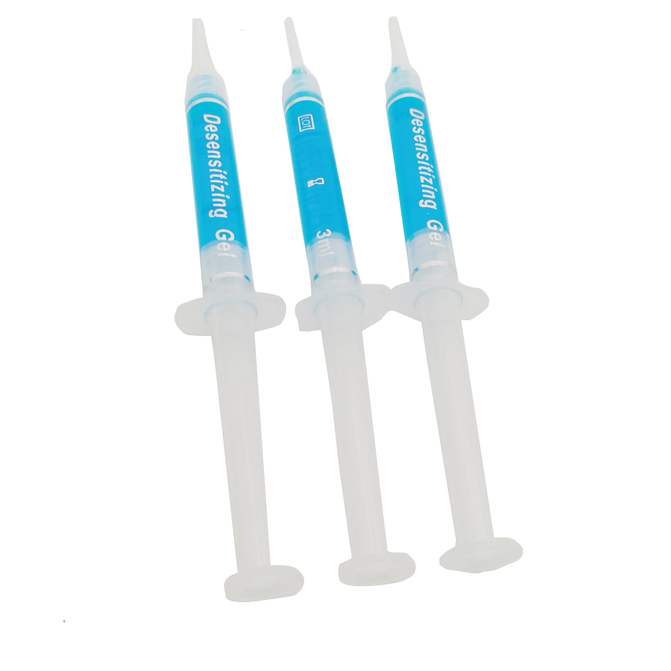 Professional 3ml Remineralization Syringe Gel Blue Teeth Whitening desensitizing gel