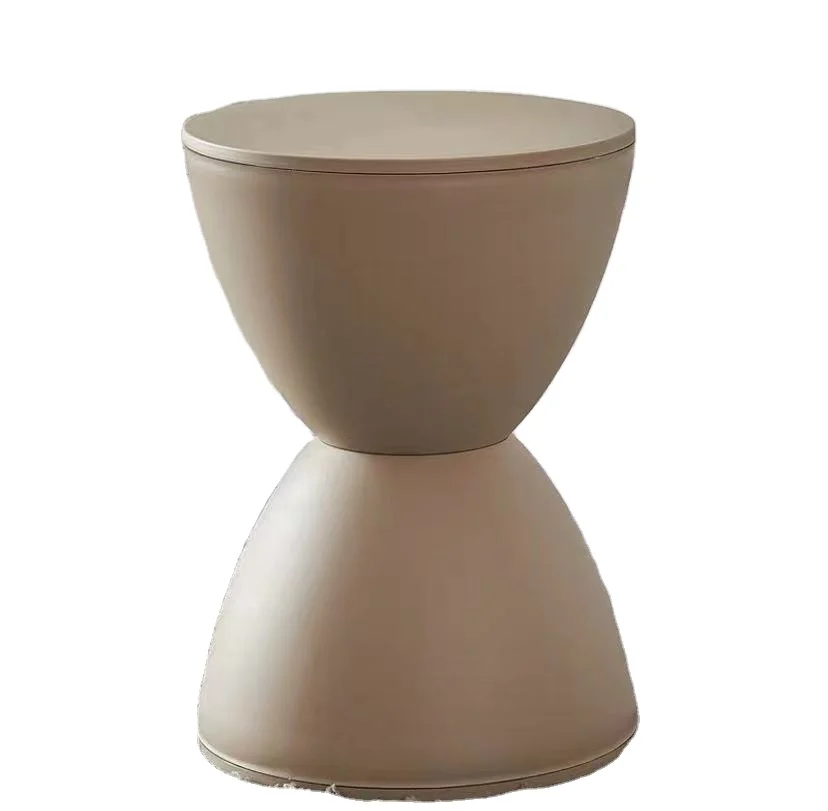 Nordic plastic equidistant chair Modern simple shoe changing stool Plastic upholstery stools for household use