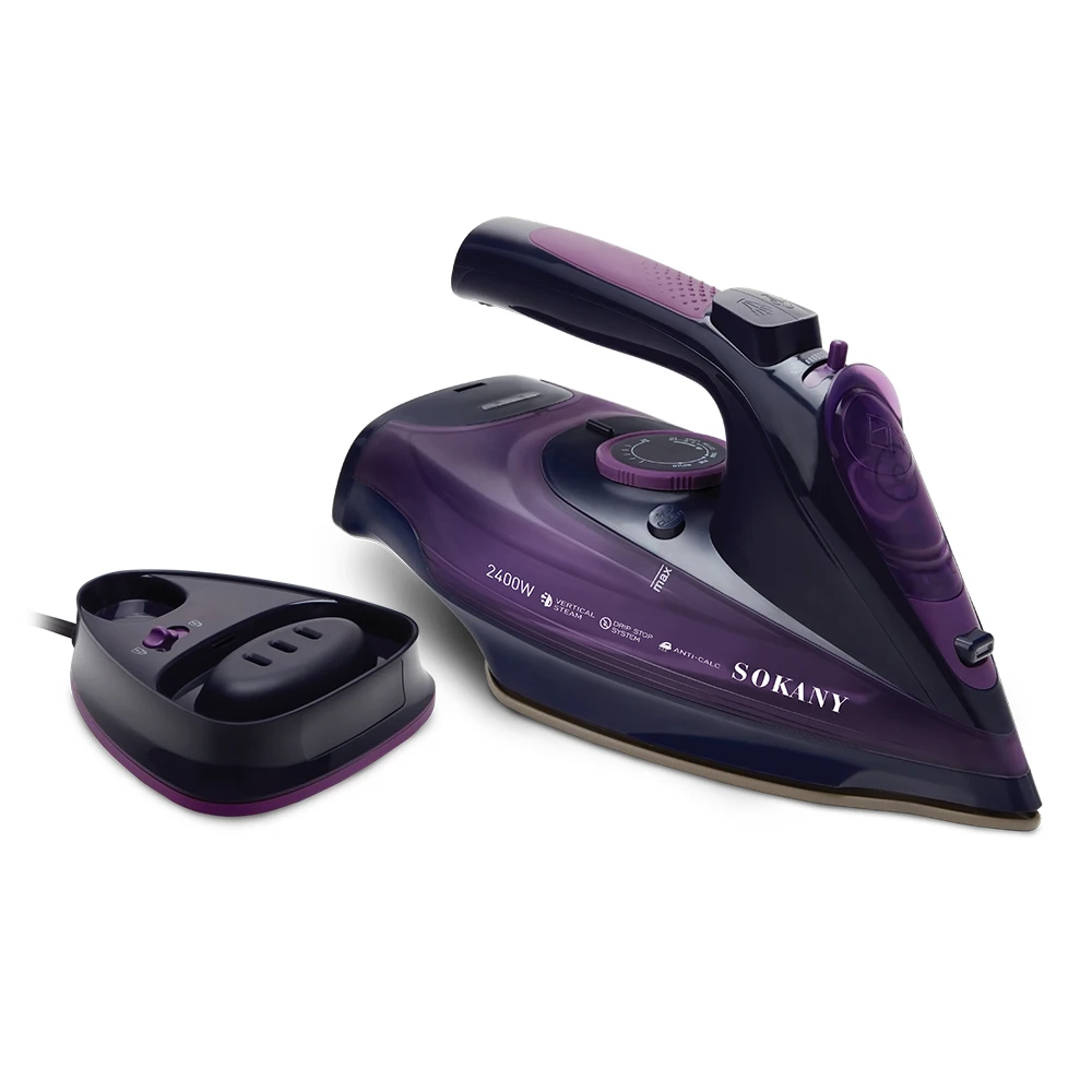 Sokany 2085 Powerful Speed Adjustable Iron Cordless Electric Steam Ironing System