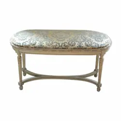 Furniture custom French real wood retro do old bedroom bed stool