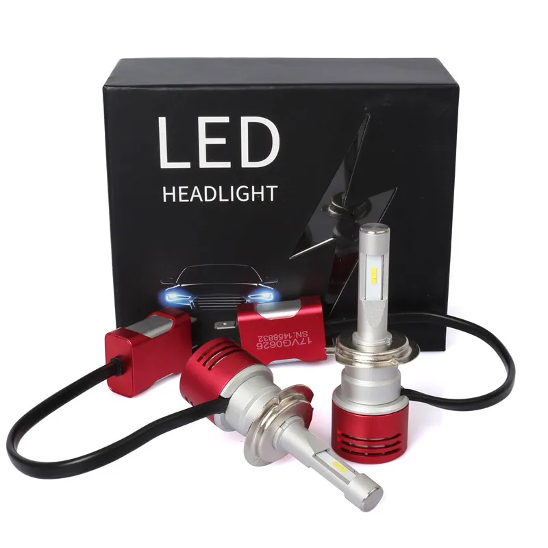 Bulk Price Super Bright LED Headlight V5 H1 H3 H7 H4 H11 9005 9007 60W 8400LM 6000K LED Lamp Kit for Auto Car
