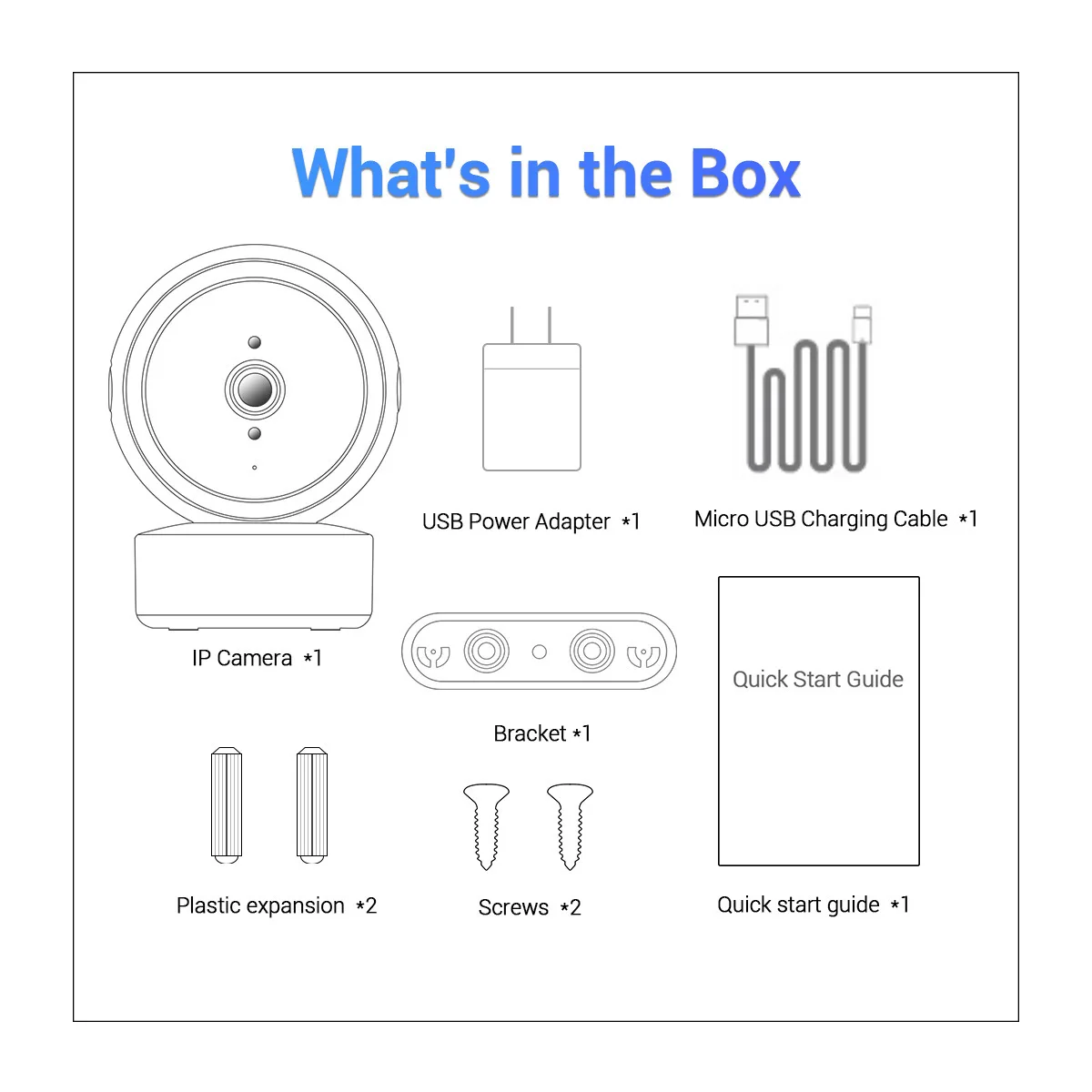 FHD Video Camera Motion Tracking Detector Night Vision Two Way Audio Baby Monitor