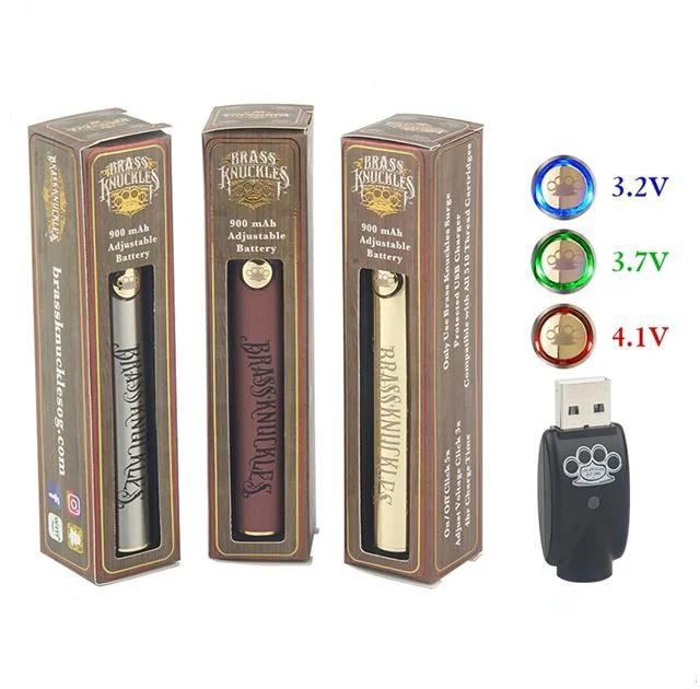  900mah различные напряжения 510 резьба usb Перезаряжаемый cbd картридж батареи