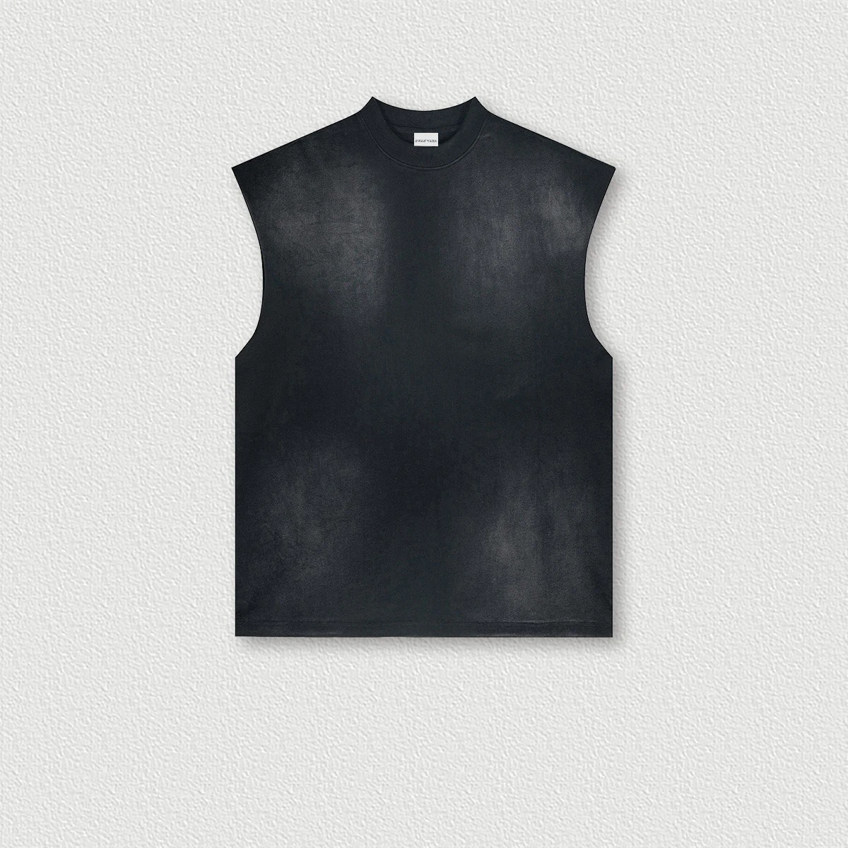 Custom Logo Vintage  High Quality 100% Cotton Shirt Acid Wash Sleeveless Mens Tank Tops Casual Loose Tank Tops Vest