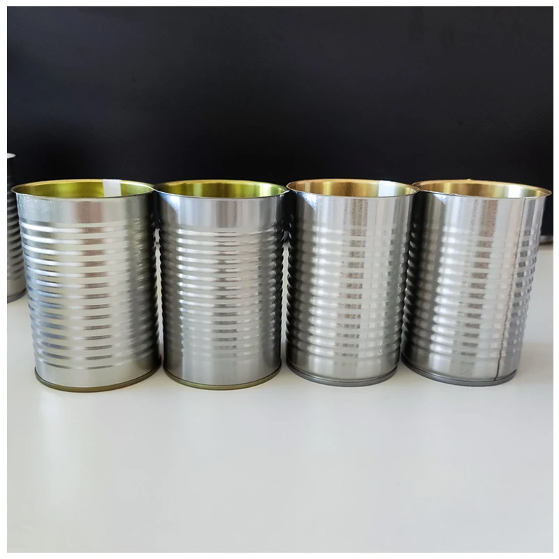 High quality Food Grade 3 Pieces Empty Tin Can With Easy Open Lid can be used in coffee milk fish ect.