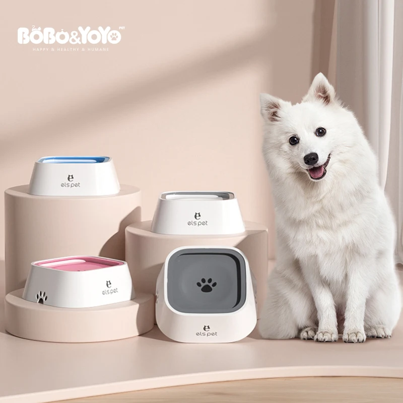 New Arrival Wholesale High Quality Custom Logo Elevated Raised Plastic Drinking Bottle Dog Cat Pet Water Bowl