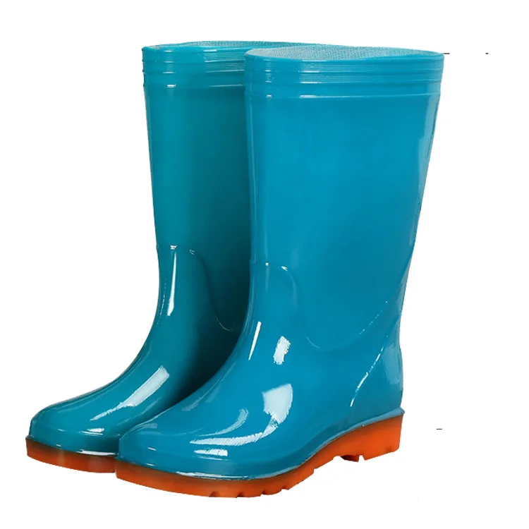 Oxford Sole PVC Rain Fishing Rain Boots Gumboots Farm Garden Waterproof Women Rain Boots