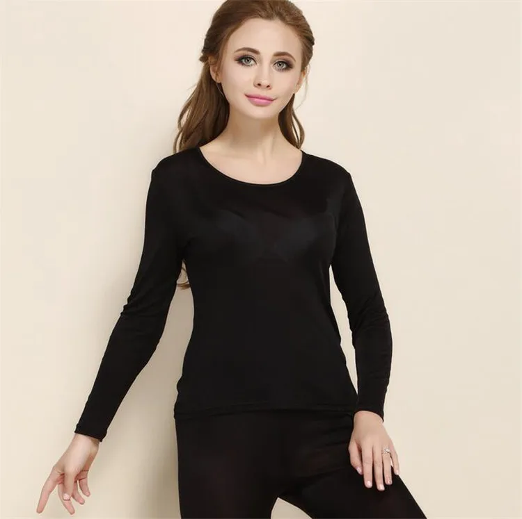 Zipeiwin high quality round neck 100% silk pajamas wholesale custom 100% silk pajamas for women