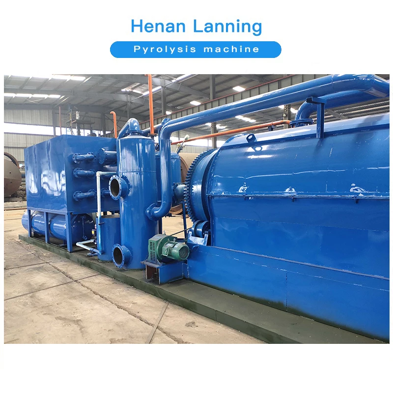 Low price high efficient pyrolysis mini plant for Lanning sale